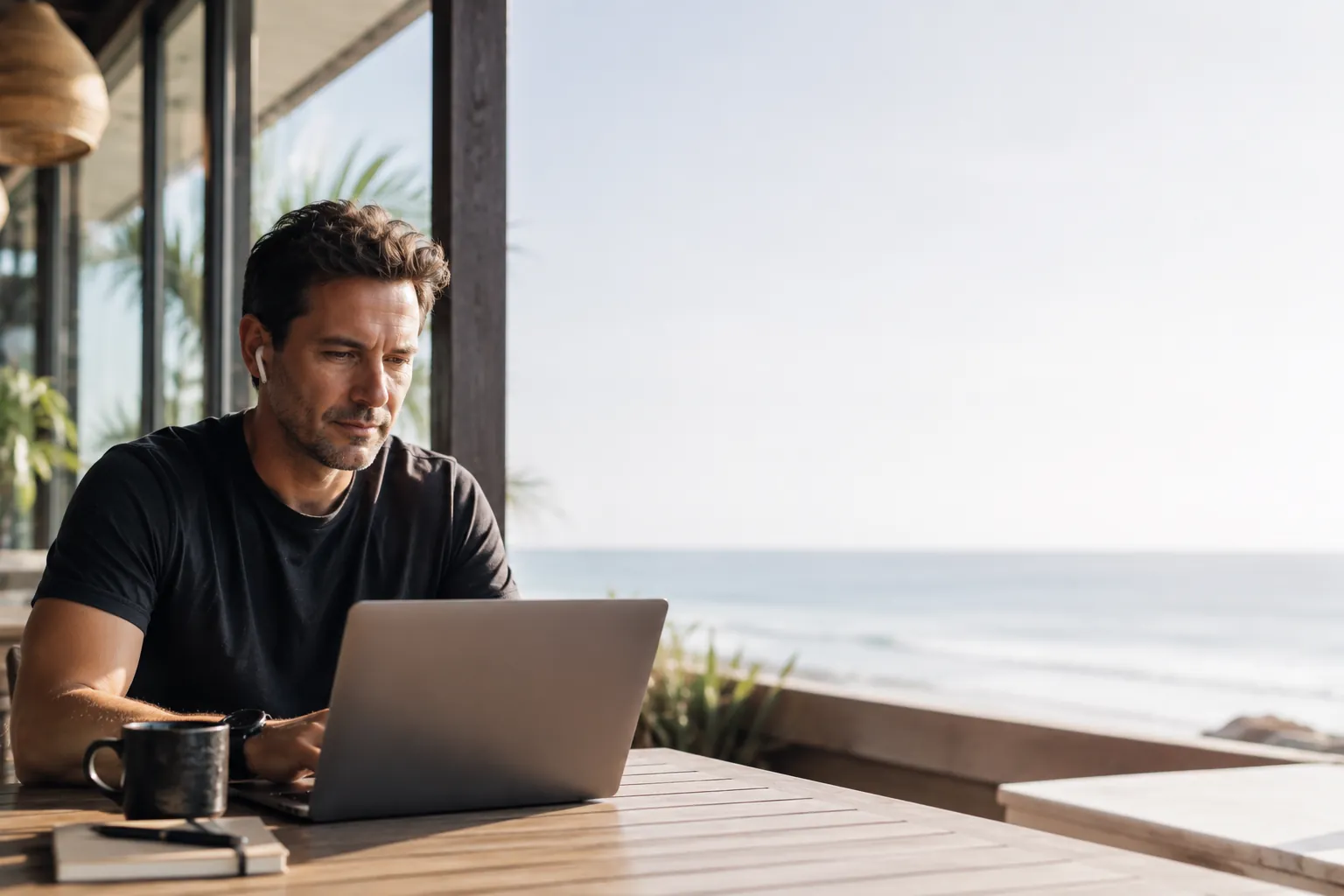 Founder reclaiming time while working remotely